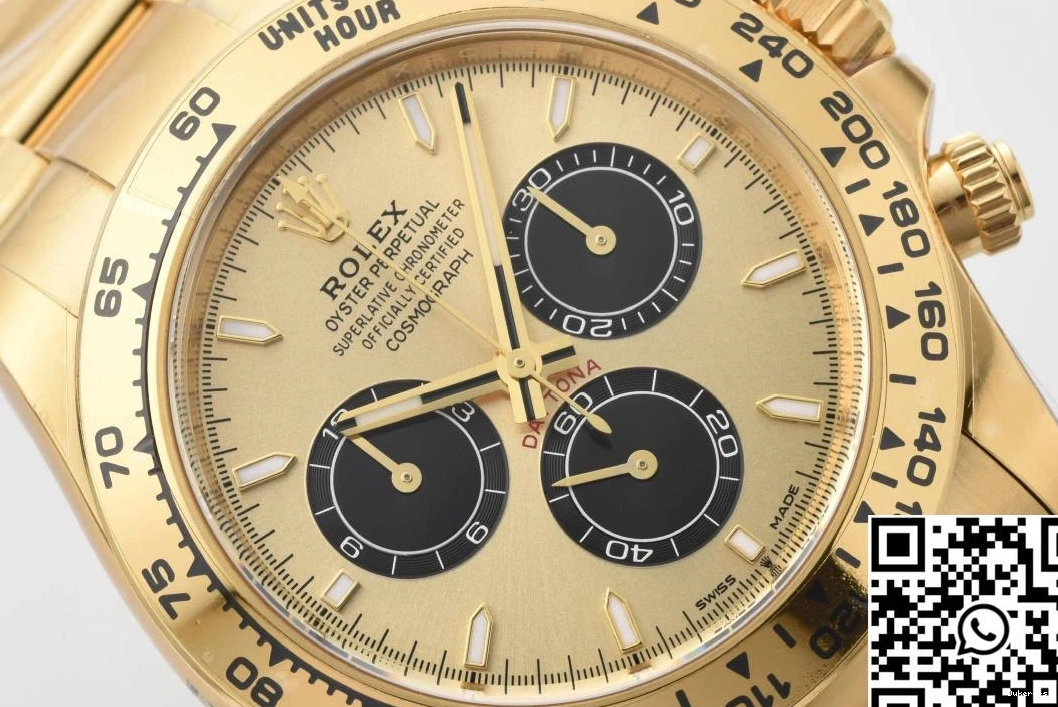 Gold Clean Cosmograph Daytona Bezel Rolex Factory M126508 0304